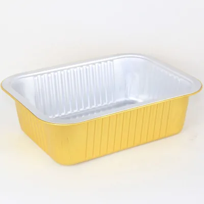 Disposable 2.2L Airtight Seal Pasta Tray FDA-Certified Aluminum Foil Trays with Plastic Pan and Cup Takeaway Takeaway 2.2L