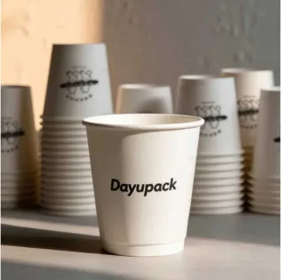 Eco Friendly Biodegradable Waterproof Double PE Coated Dessert Shop Gelato Cup Custom Color Disposable Paper Cup