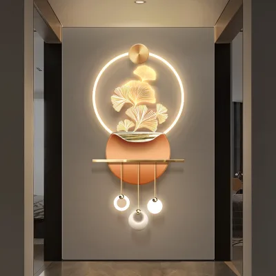 LBR Design Art Modern Luminous Crystal Porcelain Painting With Lights Led Light Paintings and Wall Arts for Home Decor