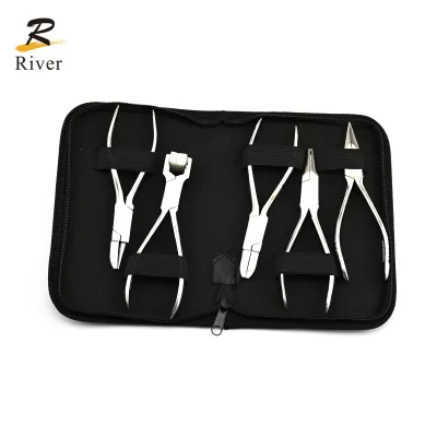 Wholesale Portable Bag Lab Use Eye Wear Glasses Repair Pliers Tools Set Glasses Frame Optical Tool Kit