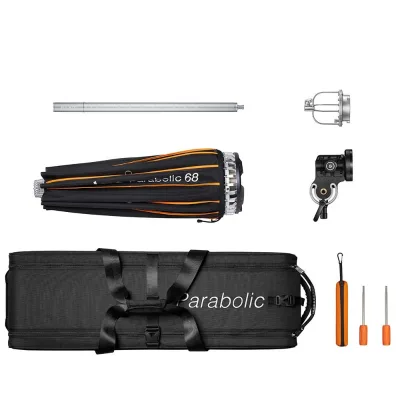 Godox P68 P88 P128 P158 KIT 68 88 128 158 Ture Parabolic Light Focusing System Softbox Kit