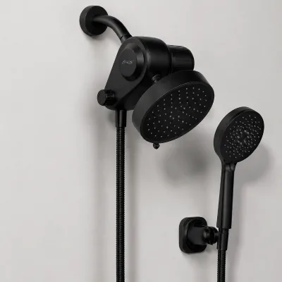 Factory Direct Durable Chlorine Filtered Shower Head Adjustable Water Filter Bathroom Fixture Hotel Bathroom Project