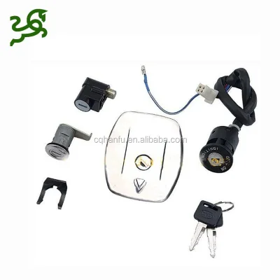 AX100 AX 100 Motorcycle Ignition Switch Key With Fuel Tank Cap