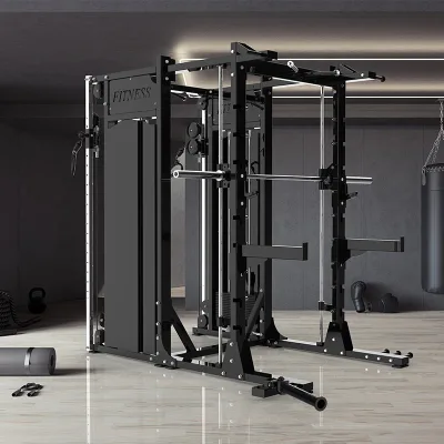 Commercial Smith Machine Trainer Deep Squat Frame Type Horizontal Push Frame Multifunctional Gantry Fitness Equipment