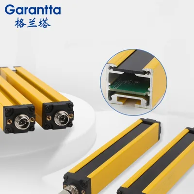 30mm Resolution Safety Light Curtain Fast Response Dual Circuit Self Monitoring Safety Sensor for CNC Cutting Machinery