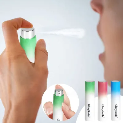 Private Label Mini 8ml Portable Refresher Cool Mint Lime Flavor Fresh Breath Mouth Spray for Oral Care