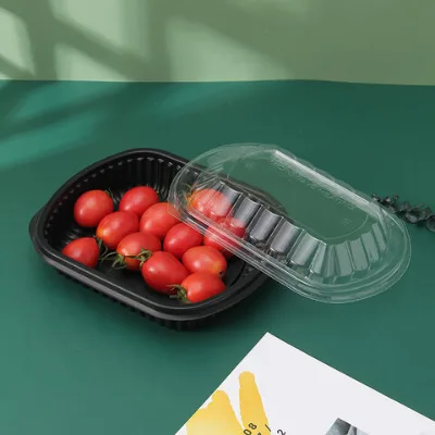 Disposable Plastic 24oz Food Container Food Catering Box Microwavable Plastic Food Containers