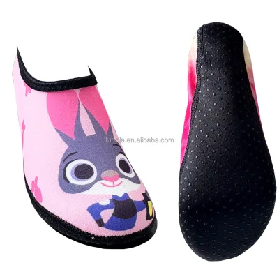 Cute Cartoon Crew Youth Non Slip Fast Dry Full Protection Neoprene Soccer Volleyball Diving Swimming Snorkeling Sand Beach Socks