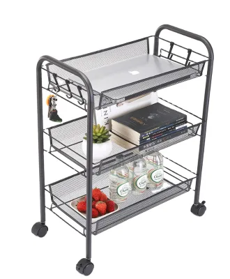 Modeling Customization Foldable Kitchen Rack Household Kitchen Rolling Cart