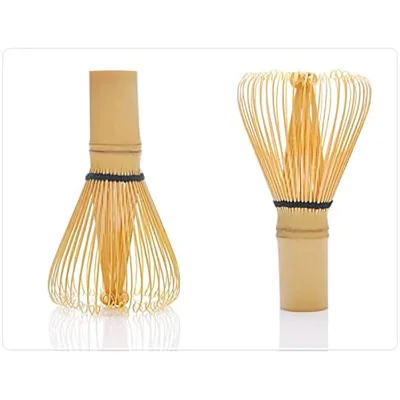 Natural Bamboo Matcha Whisk Traditional Scoop  Custom Logo Matcha Whisk Green Tea Natural Bamboo Tea Whisk