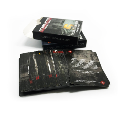 Custom Made Print on Demand Trading Cards With Deck Box