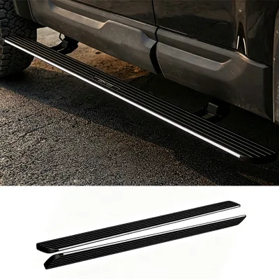 For Denza B5 Electric Running Board Upgrade with Ambient Light Bar, OEM Matching, No-Drill Installation, Widened Design