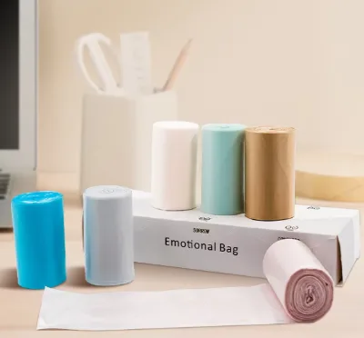 Sturdy Leakproof Thick Disposable Mini Plastic Trash Bag for Desktop Office Car Small Waste Bin Daily Cleaning Use