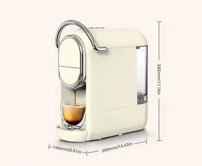 2025 19Bar 600ml 3in1 Fully Automatic Portable Office Small Home Italian Capsule Coffee Machine