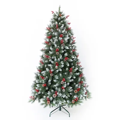 Top Selling High Quality Army Green Christmas Trees PVC PE Christmas Trees for Holiday Decoration