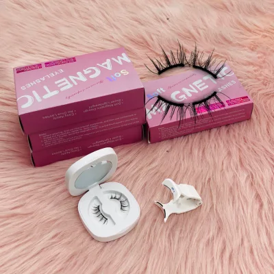 Private Label Magnetic Lash Quantum Magnetic Lashes Long Magnet Soft Magnetic Eyelash with Applicator