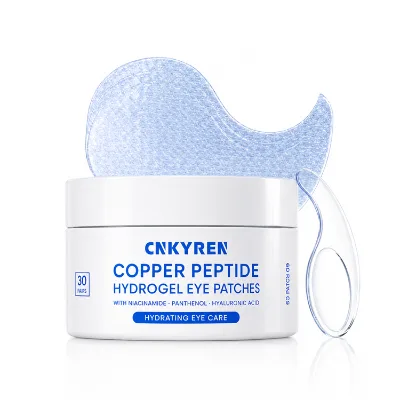 GHK-Cu Eye Mask Hydrogel Under Eye Patches Moisturizing Firming Smoothing Facial Skincare Private Label