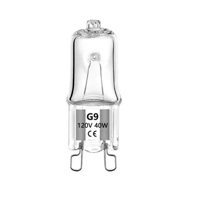 G9 High Temperature Explosion Proof 120V 220V 25W 40W 60W Multi Wattage Selection Halogen Lamp for Hood Microwave