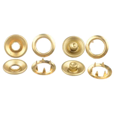 High Quality Durable 999# Prong Press Snap Button for Eco-Friendly Customizable Garments Fashionable Plating Technique