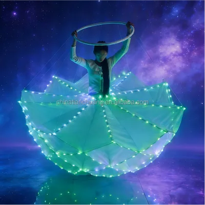 LED Lifting Skirt for Stage Performance Costume Wear for Party Events and Shows