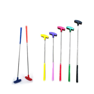 2022 New Golf Silicone Putter Golf Double-sided Putter Multi-color Optional Mini Children's Putter
