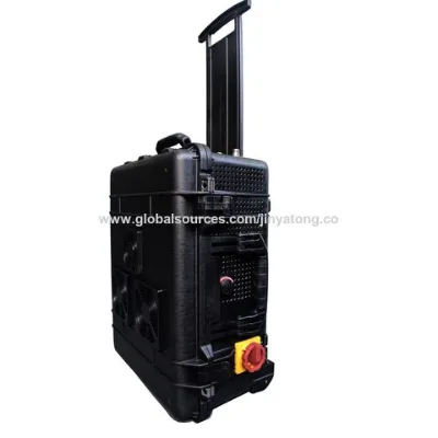 Portable 8 bands Mobile phone signals jammer with 240W high power and up to 200Meters shilding distance