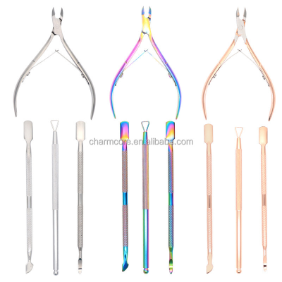 Nail Cuticle Nipper Scissors Stainless Steel Manicure Colorful Clipper Dead Skin Remover Pedicure Eagle Beak Pliers