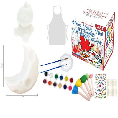 DIY Make Your Own Squeeze Toy Paintable Painting Blank 3d Squishies Painting Kit Vinyl Crafts With Paint Sets Decor Gifts Kits