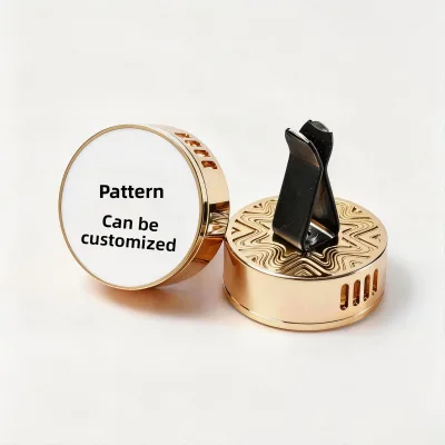 Car Aromatherapy Perfume Customized 2026 New Modern Minimalist Alloy Air Conditioning Air Outlet Fragrance Ornament for Car