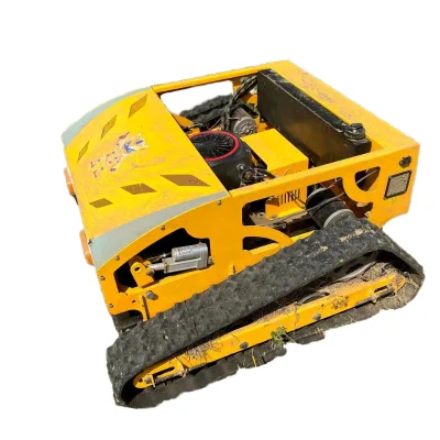 Industrial  Remote Control Lawn Mower High/Low Grass Cutting 196cc 4-Stroke Track Walking Machine for Orchard