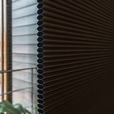 Blackout Cordless Honeycomb Shades Top-Down/Bottom-Up HBCL-02 Fabric Polyester Electric Format for Home Office Hotels Built-in