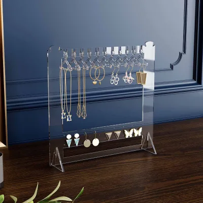 Transparent Acrylic Lightweight High Sense Jewelry Hanger Necklace Rack