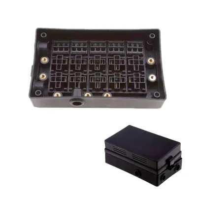 Wire Adapter Relay LED Light Indicator Auto Boat Bus Fuse Box with 15 Ways Fuse Holder Automotive Relay Sockets