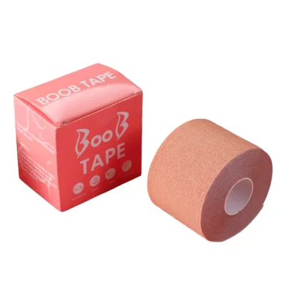 Breathable Elastic Hypoallergenic Cotton Breast Tape Waterproof Adhesive Boob Uplift Tapes