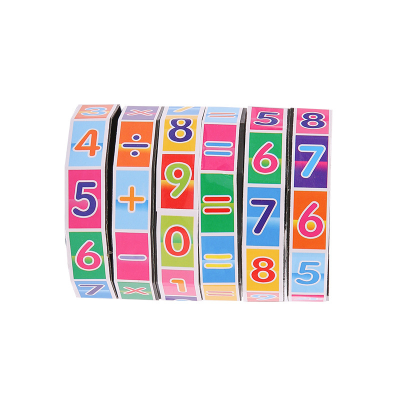 Kids Magic Cube  Math Game Toy Math Calculation Cube  Early Development Preschool Learning Educational  Toy Math Calculation Toy