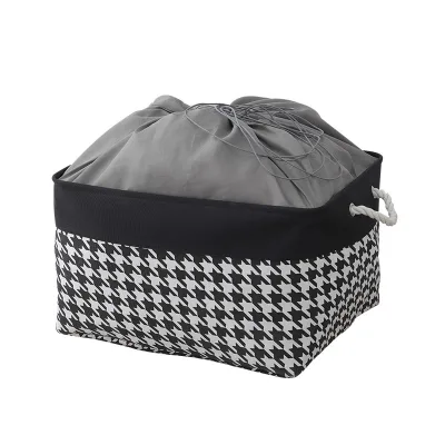 Home Bathroom Organizer Foldable Underwear EVA Linen Material Storage Box Wardrobe Clothes Storage Basket