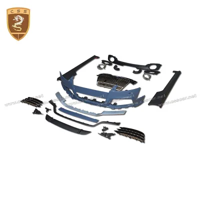 2008-2014 Year TTRS Style Front Grilles Side Skirts Rear Diffuser Exhaust Pipes Bodykit for Audi TT Front Bumper Body Kit