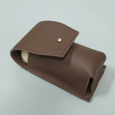 DS Custom logo Shaving Shaver Brush Portable Storage Bag for Mens Facial Care Shaving Tools Travel