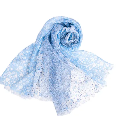 Women's New Spring Summer Ethnic Style Scarves  Light Weight Polyester Oversized Shawl Sun Protection Versatile Beach Scarf