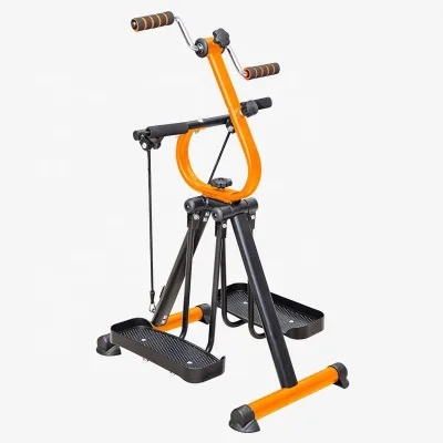 MSTAR Master Gym Multi-Function Home & Gym Club Steel Exercise Bike with Air Walker Pedal and Comfort Features
