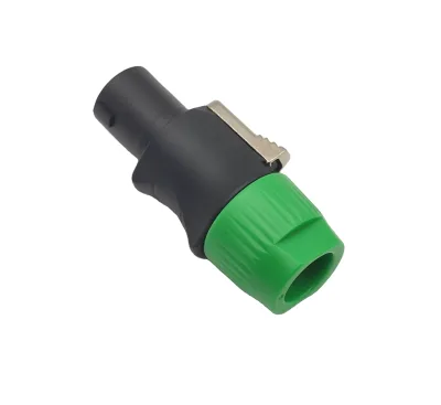 New 4-Pole OFC Copper Pins Plug Instrument Cable Connector with Nickel Plate Audio & Video Connectors Compatibility