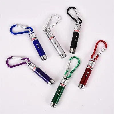 Three in Cne Strong Light Mini Flashlight LED Lighting Aluminum Alloy Gift Emergency Keychain