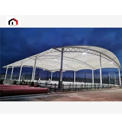 Hot Sale Curved Sports Tennis Court Tente Gym Hall for Outdoor Tents Permanent Sports