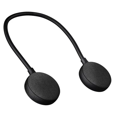 2023 New Hanging Neck Blue Tooth Mini Speaker Fabric Portable Wireless Small Stereo Stereo Music Waterproof