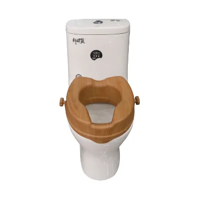Factory Wholesale Elongated Toilet Seat Elevated Commercial V Shaped Height Adjustable Elevated Toilet Seat Wood Soft