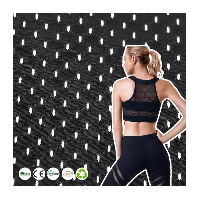 Breathable Sweat Absorbing Sports T-shirt Basketball Uniform Quick Drying Mesh Fabric 100% Polyester Knitted