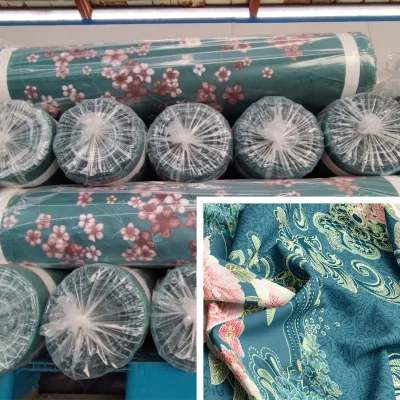 100% Flowers Twill Woven Fabric for Bed Sheet Pillowcase Bedsheet Home Textile Fabric
