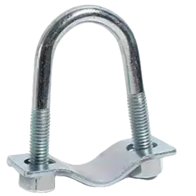 Adjustable U-Bolts Hardware - Steel Fasteners for Construction & Plumbing M8 25*25mm