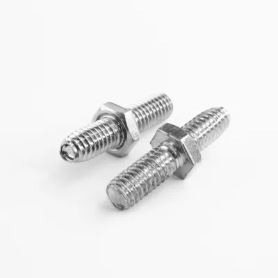 6PCS Double Head HSS 4341 Nickel-plated Screw Extractor Set for Damaged Faucet Triangle Valve Bolts 50mm Length