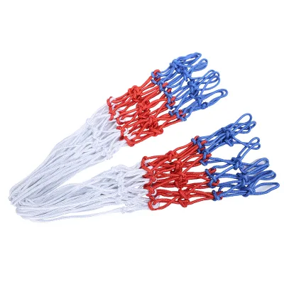 Ready-Made Indoor/Outdoor Basketball Frame Net Thickened Polyester Stand Net for Standard Court Games Games Accessories